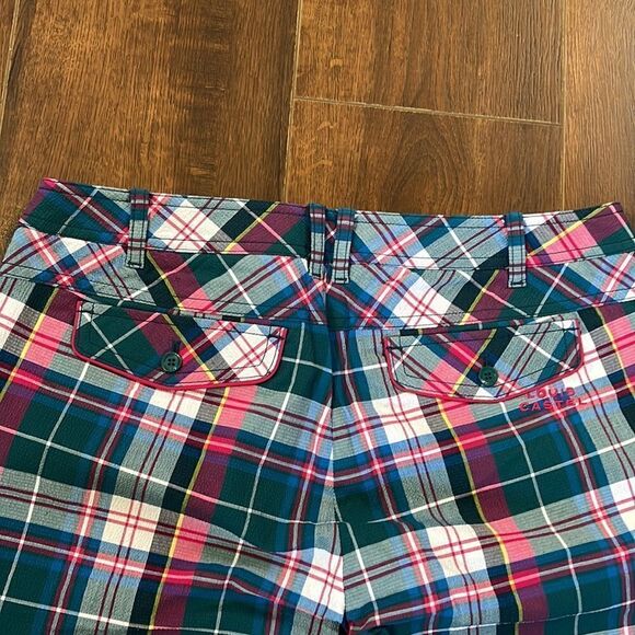 Louis Castel Paris Golf Pants in Olive and Red. plaid. Size 75. US 8 - Picture 8 of 8